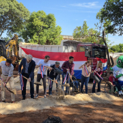 Palada Inicial obra Hidroterapia Teletón.